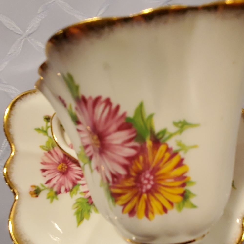 **HP**ROSINA Teacup & Saucer #5399 Daisy - Picture 7 of 8